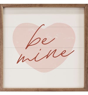 Be Mine Pink Heart White